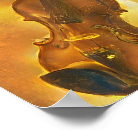 The Golden Violin Artistic AI Rendering  ポスター (角)