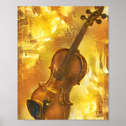 The Golden Violin Artistic AI Rendering ポスター (正面)