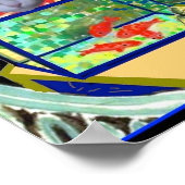 The Goldfish and Sheba Parody, Cat Art  ポスター (角)