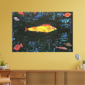 The Goldfish by Paul Klee キャンバスプリント (インサイチュ (リビング))
