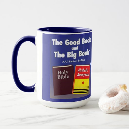 The Good Book and The Big Book Mug, 444 ml マグカップ (ドーナツ付き)