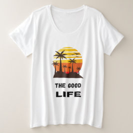The Good Life Women+サイズTシャツ プラスサイズTシャツ