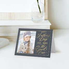 The Good One Editable Color Father's Day Card カード