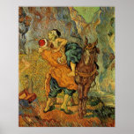 The Good Samaritan after Delacroix by van Gogh ポスター<br><div class="desc">This painting titled, The Good Samaritan after Delacroix is made by the famous artist, Vincent van Gogh. About Vincent van Gogh Vincent van Gogh saw color as the chief symbol of expression. There is a reason his art connects with the viewers, because van Gogh was determined to give happiness by...</div>