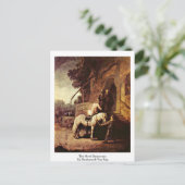 The Good Samaritan By Rembrandt Van Rijn ポストカード (スタンド正面)