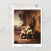 The Good Samaritan By Rembrandt Van Rijn ポストカード (正面/裏面)