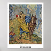 The Good Samaritan By Vincent Van Gogh ポスター (正面)