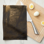 The Good Shepherd and the Lost Lamb – Jesus & Lamb キッチンタオル (四つ折り)