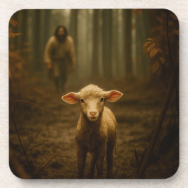 The Good Shepherd and the Lost Lamb – Jesus & Lamb コースター