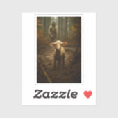 The Good Shepherd and the Lost Lamb – Jesus & Lamb シール (シート)