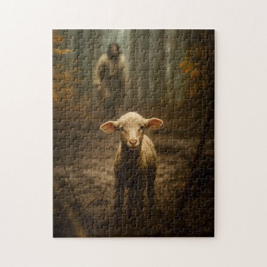 The Good Shepherd and the Lost Lamb – Jesus & Lamb ジグソーパズル (縦)