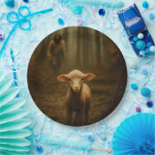 The Good Shepherd and the Lost Lamb – Jesus & Lamb ペーパープレート (パーティー)
