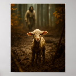 The Good Shepherd and the Lost Lamb – Jesus & Lamb ポスター