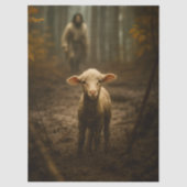 The Good Shepherd and the Lost Lamb – Jesus & Lamb 薄葉紙 (正面)