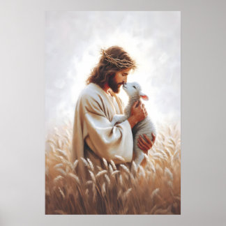 The Good Shepherd Bible Art Christian Art Jesus Ar ポスター