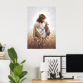 The Good Shepherd Bible Art Christian Art Jesus Ar ポスター (ホームオフィス)