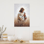 The Good Shepherd Bible Art Christian Art Jesus Ar ポスター (キッチン)