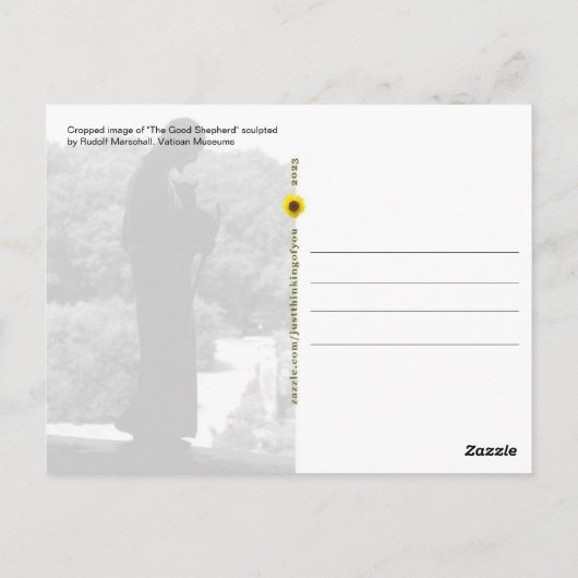 The Good Shepherd (color) - postcard ポストカード (裏面)