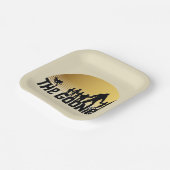 The Gooniesサンセットシルエットグラフィック ペーパープレート (傾斜あり)