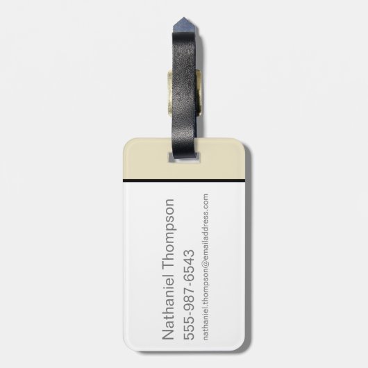 The Gooniesサンセットシルエットグラフィック ラゲッジタグ (裏面縦)