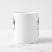 The Gooniesスカルシルエットグラフィック ジャンボコーヒーマグカップ (正面)