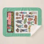 The Gooniesレトロステッカーシートグラフィック シェルパブランケット (正面(横))