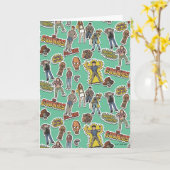 The Gooniesレトロステッカーパターン カード (黄色い花)