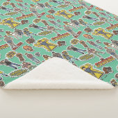 The Gooniesレトロステッカーパターン シェルパブランケット (3/4)