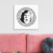 The Goonies Chunk Inexcess Graphic キャンバスプリント (インサイチュ (リビング))