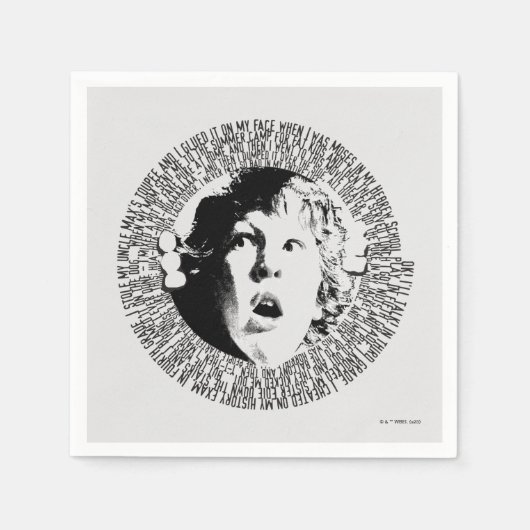 The Goonies Chunk Inexcess Graphic スタンダードカクテルナプキン (正面)