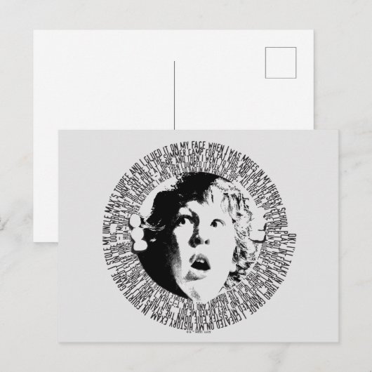 The Goonies Chunk Inexcess Graphic ポストカード (正面/裏面)