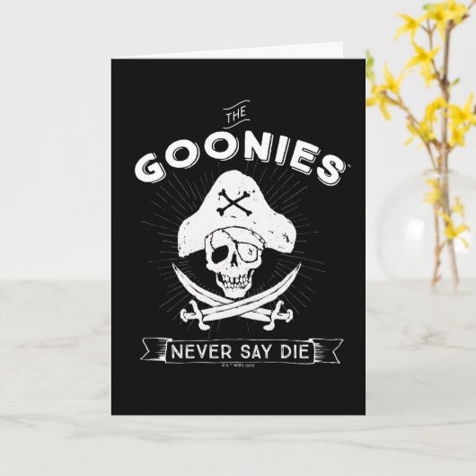 The Goonies "Never Say Die" Pirate Badge カード (黄色い花)