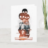 The Goonies Pirate Ship Silhouette Graphic カード (正面)