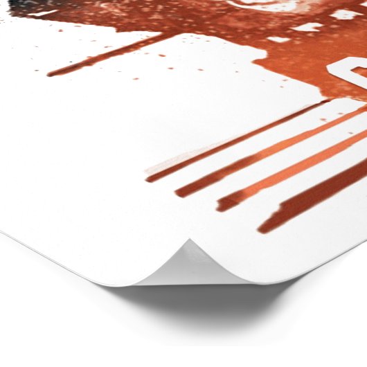 The Goonies Pirate Ship Silhouette Graphic ポスター (角)