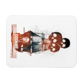 The Goonies Pirate Ship Silhouette Graphic マグネット (横)