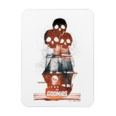 The Goonies Pirate Ship Silhouette Graphic マグネット (縦)