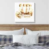 The Goonies Pirate Ship Water Color Graphic キャンバスプリント (インサイチュ (寝室))