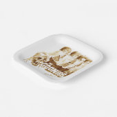 The Goonies Pirate Ship Water Color Graphic ペーパープレート (傾斜あり)