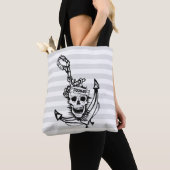 The Goonies Skull & Anchor Graphic トートバッグ (クローズアップ)