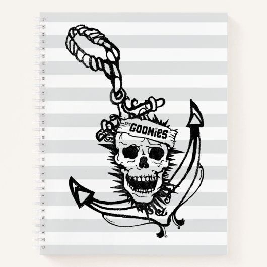 The Goonies Skull & Anchor Graphic ノートブック (正面)