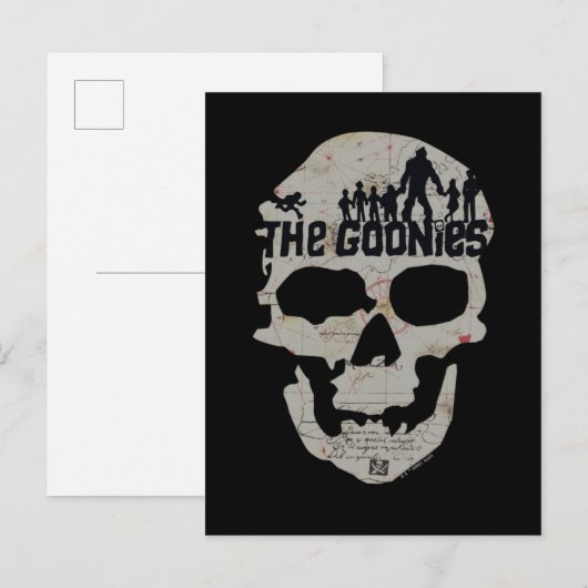 The Goonies Skull Silhouette Graphic ポストカード (正面/裏面)