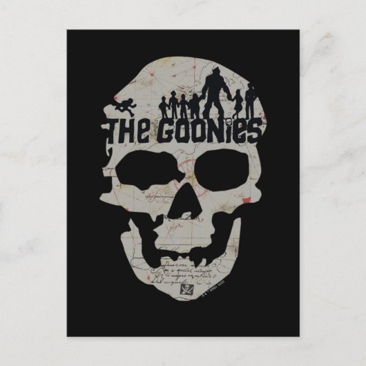 The Goonies Skull Silhouette Graphic ポストカード (正面)