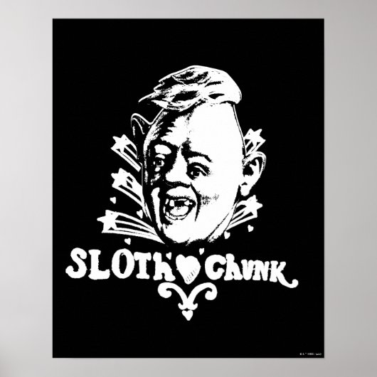 The Goonies "Sloth ♥ Chunk" ポスター (正面)