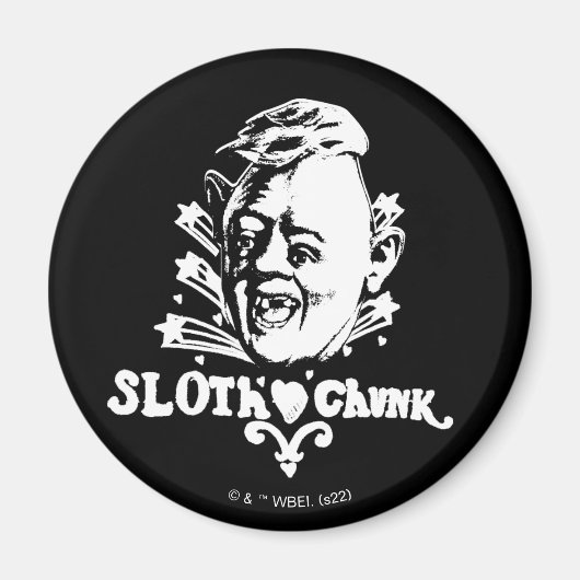 The Goonies "Sloth ♥ Chunk" マグネット (正面)