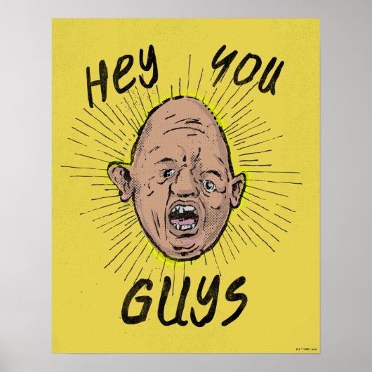 The Goonies Sloth Doodle "Hey You Guys" ポスター (正面)