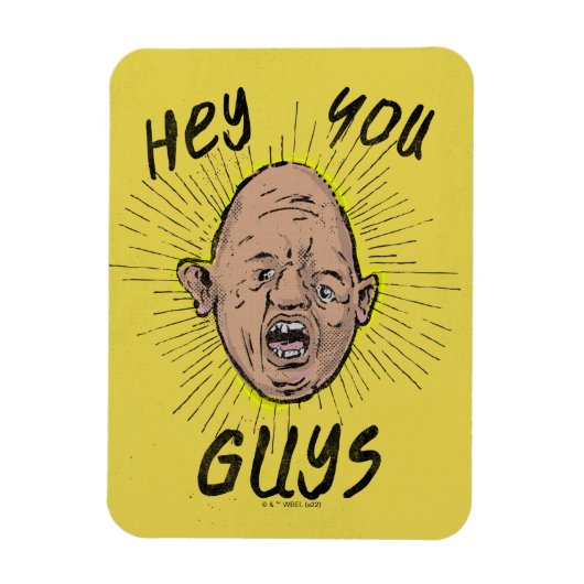 The Goonies Sloth Doodle "Hey You Guys" マグネット (縦)