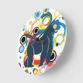 The Gorilla Wall Clock ラウンド壁時計 (傾斜)