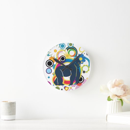 The Gorilla Wall Clock ラウンド壁時計 (ホーム)