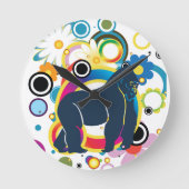 The Gorilla Wall Clock ラウンド壁時計 (正面)