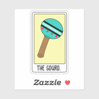 The Gourd-Tarot Card- Vinyl Sticker シール
